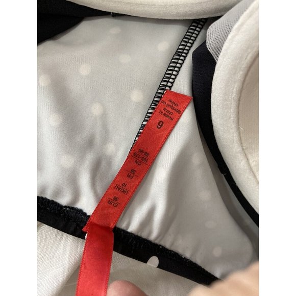 *New Spanx Retro Dresskini Polka Dot Swim Underwire Molded Cups Tankini Top-6 - Picture 6 of 13